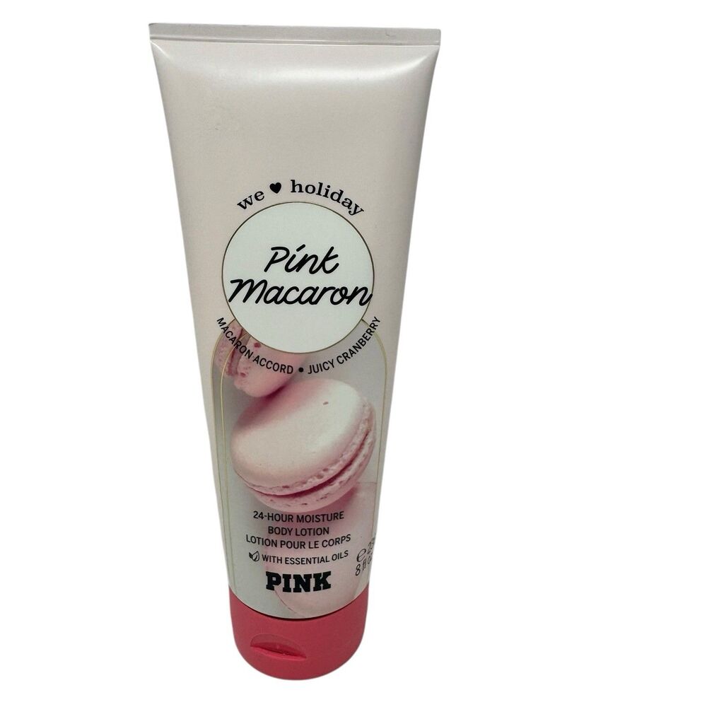Victoria’s Secret PINK MACARON Fragrance 24 Hr Moisture Body Lotion 8 Oz NWT